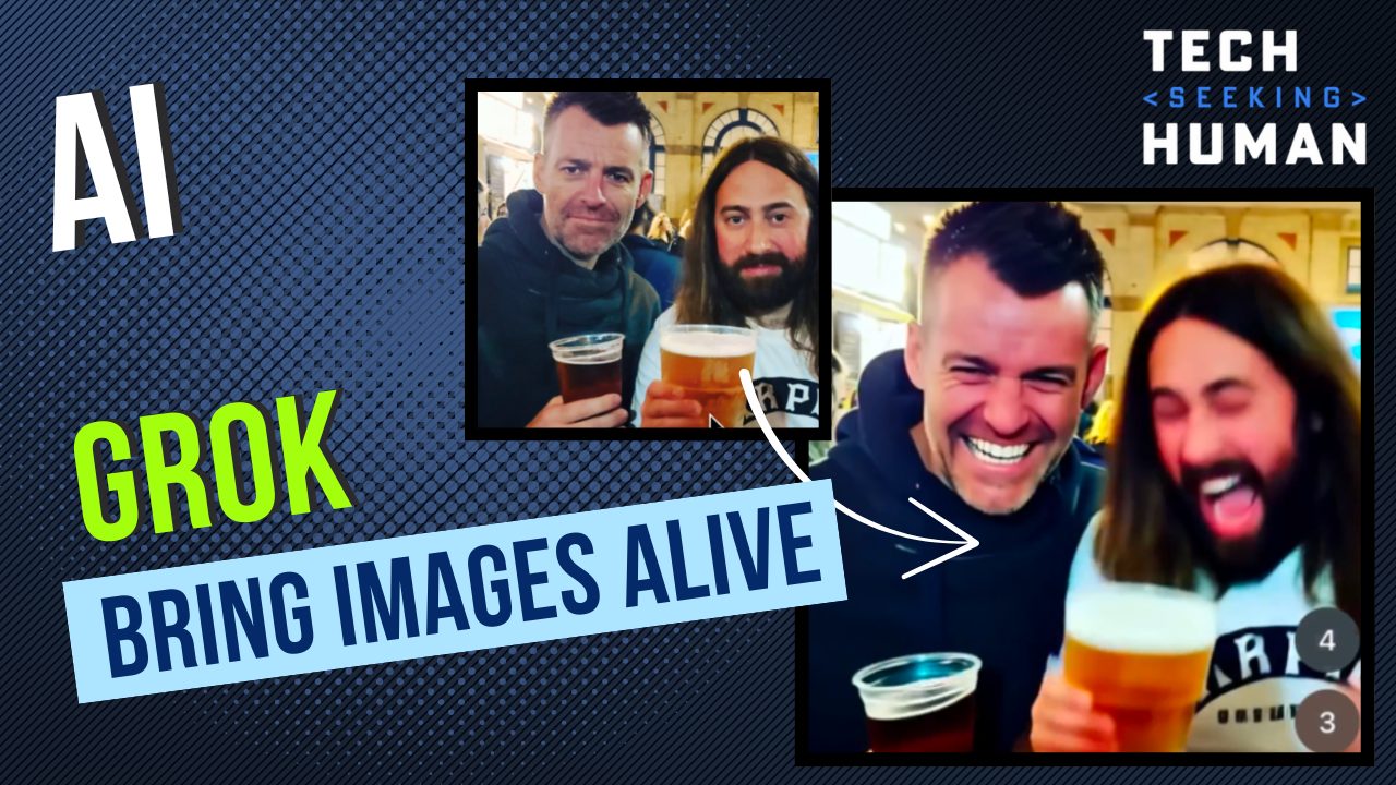 Grok AI Demo - How to quickly turn images into videos and why. 2 minute demo.